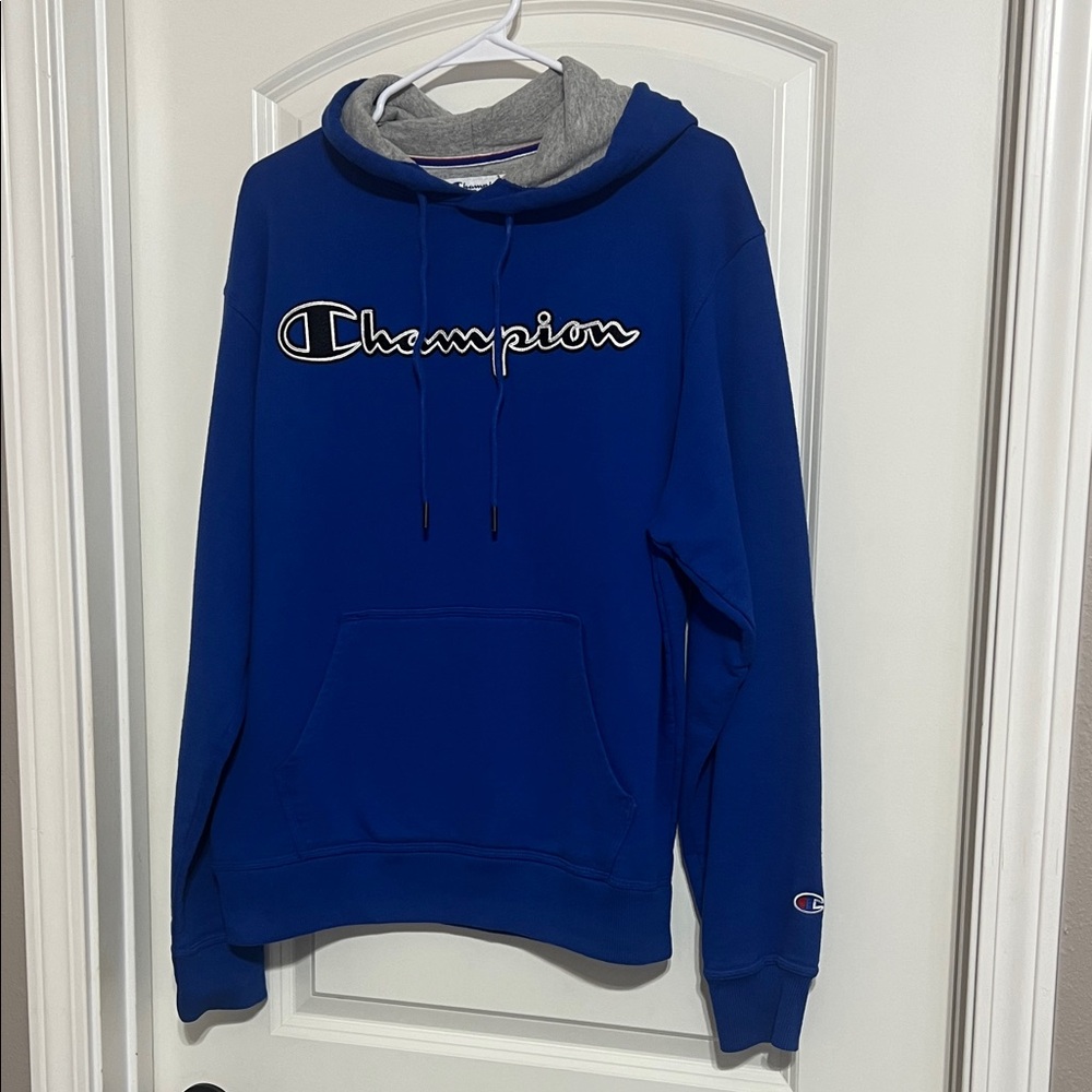 Champion Royal Blue Men's Hoodie medium sweatshirt
